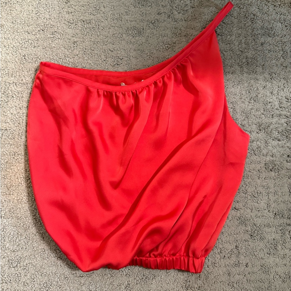 Ramey Brook Women's Red One-Shoulder Top. New w/tags